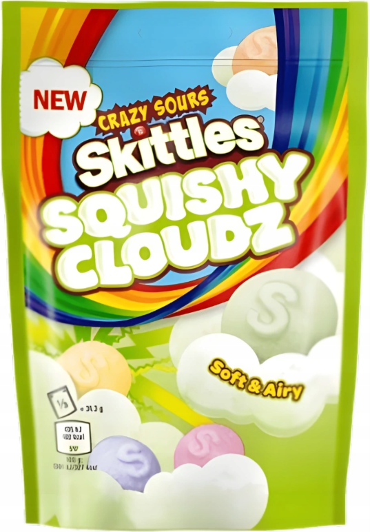 Skittles Squishy Cloudz Crazy Sour UK