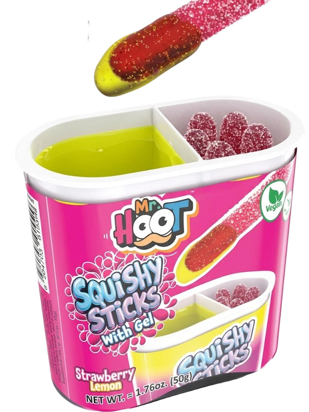 Snac Kinger Squishy Sticks Strawberry Erdbeere