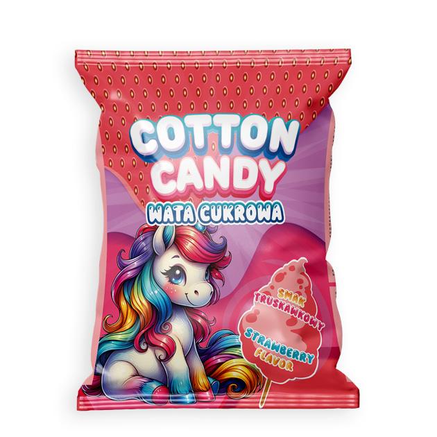 Snac Kinger Zuckerwatte Strawberry Becher