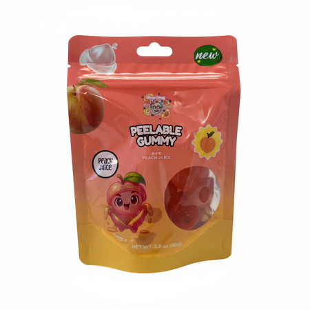 Fruchtgummi mit Pfirsich Geschmack 80g