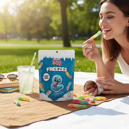 Gefriergetrocknete saure Würmer 50g