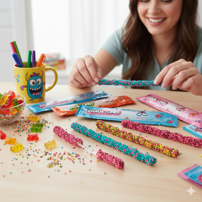 Chaos Candy Fruchtgummis Traube Erdbeere 26g