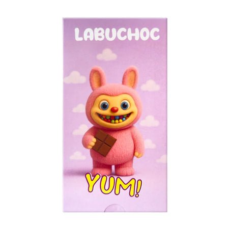 Labuchoc Schokolade Blaubeerecreme und prickelndem Zucker 75g