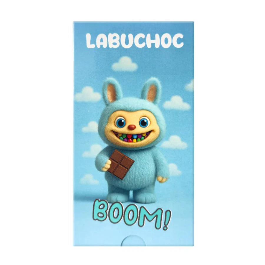 Labuchoc Schokolade Haselnusscreme und prickelndem Zucker 75g