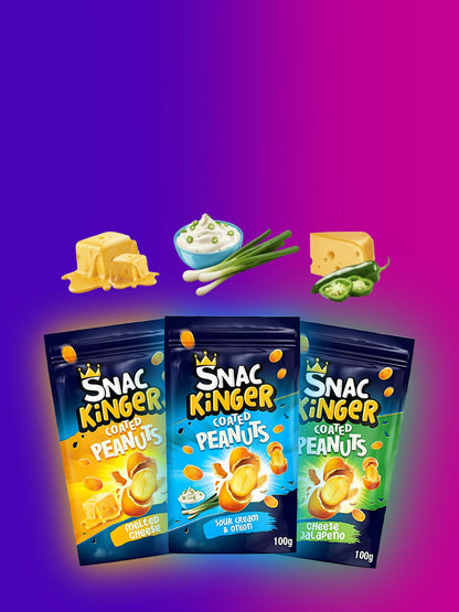 Snac Kinger Party Bundle – Alle Sorten in einem Paket!