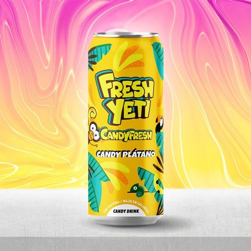 Candy Drink - Erfrischungsgetränk mit Weingummi-Bananen-Geschmack 500ml