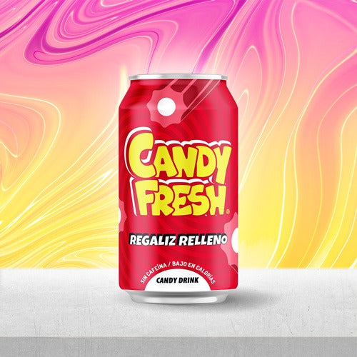 Candy Drink - Erfrischungsgetränk mit Weingummistangen-Erdbeergeschmack 330ml ink.Pfand