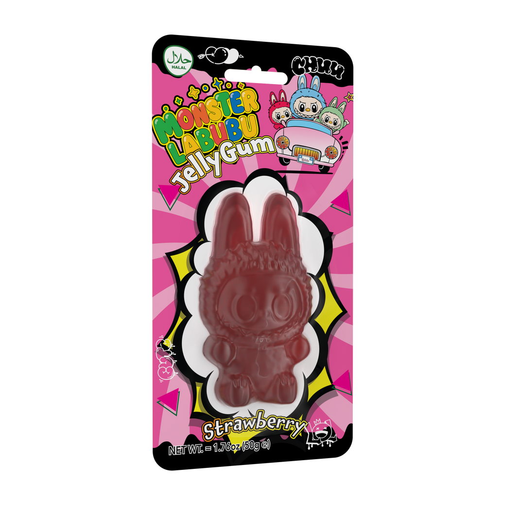 Labubu Jelly Gum Gummibärchen Erdbeere 50g