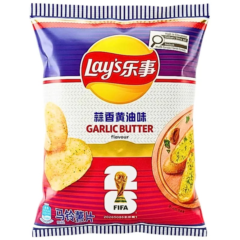 Lay's Bag Garlic Butter