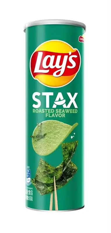 Lay's Can Stax Roasted Seaweed